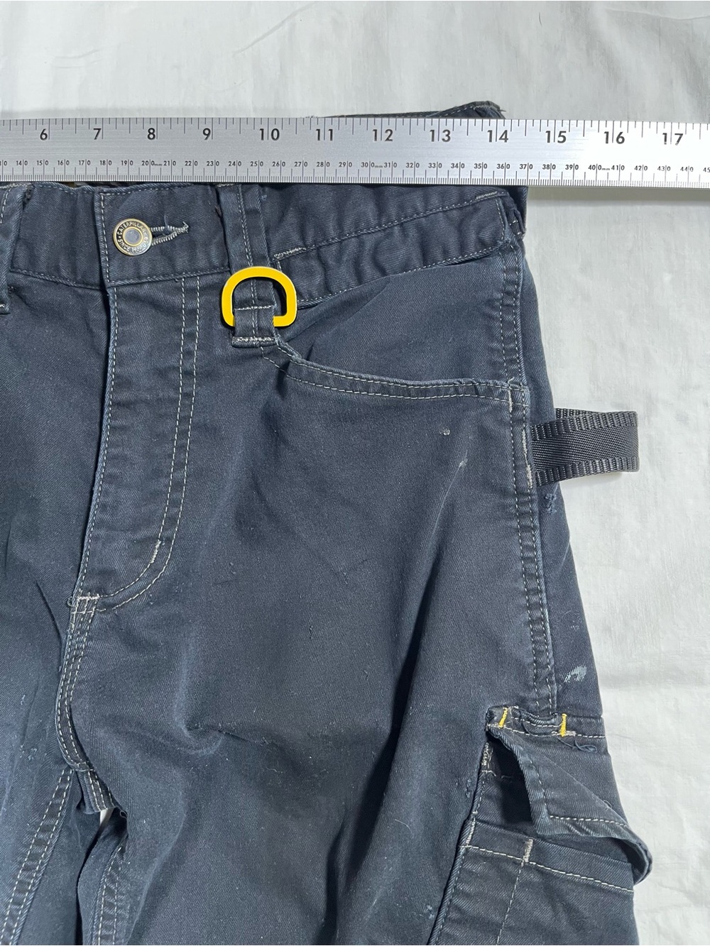 Caterpillar CAT Men’s Work Pants 28X34 Black Gray - Picture 10 of 16